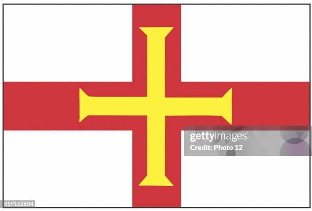 Flag of Guernsey.