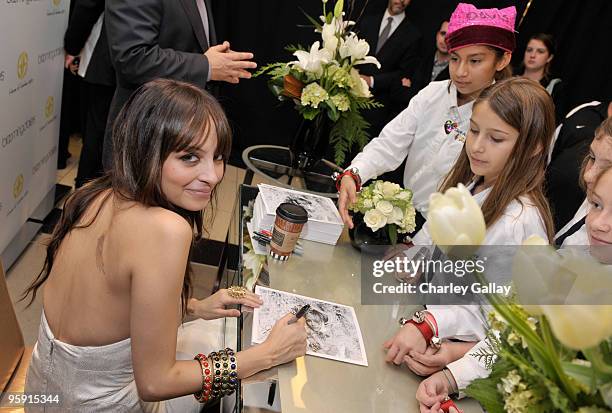 Nicole Richie launches the House of Harlow 1960 Holiday Collection at Bloomingdale's South Coast Plaza on December 12, 2009 in Costa Mesa, California.