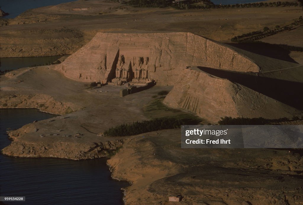 Temple of Pharaoh Ramesses II, Abu Simbel, Egypt, 1977,...
