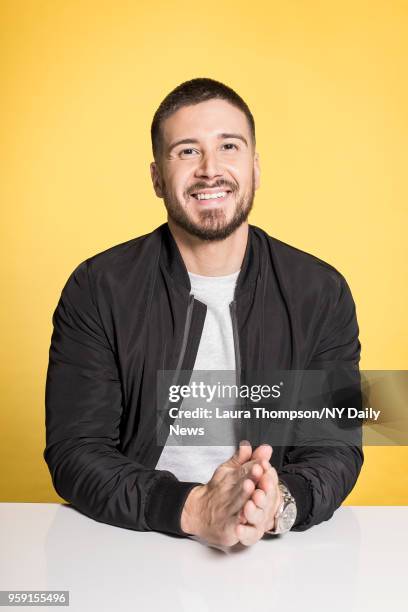 Jersey Shore Family Vacation cast member, Vinny Guadagnino is photographed for NY Daily News on March 27, 2018 in New York City. CREDIT MUST READ:...