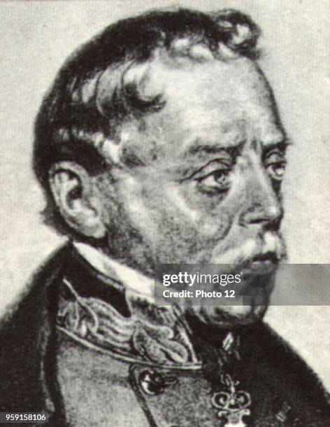 Joseph von Radetzky ; Austrian feld-marshal.