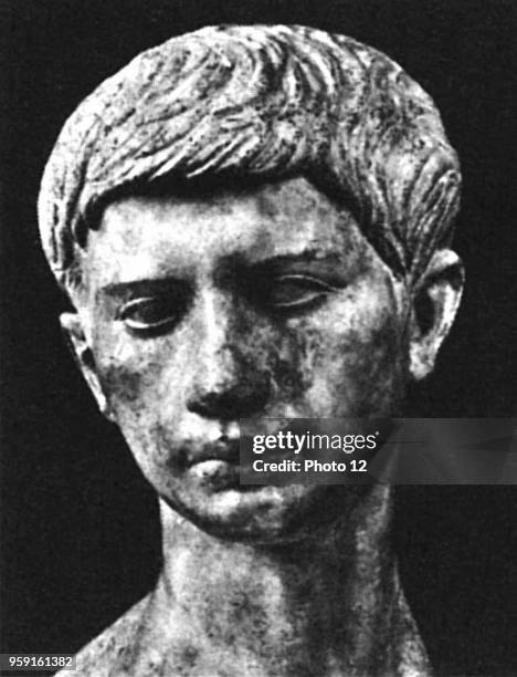 Marcus Junius Brutus ; Roman politician.