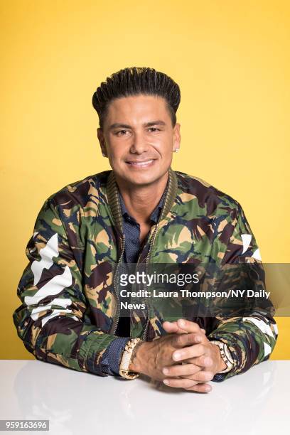 Jersey Shore Family Vacation cast member, Paul "DJ Pauly D" DelVecchio is photographed for NY Daily News on March 27, 2018 in New York City. CREDIT...