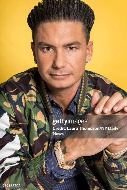 Jersey Shore Family Vacation cast member, Paul "DJ Pauly D" DelVecchio is photographed for NY Daily News on March 27, 2018 in New York City. CREDIT...