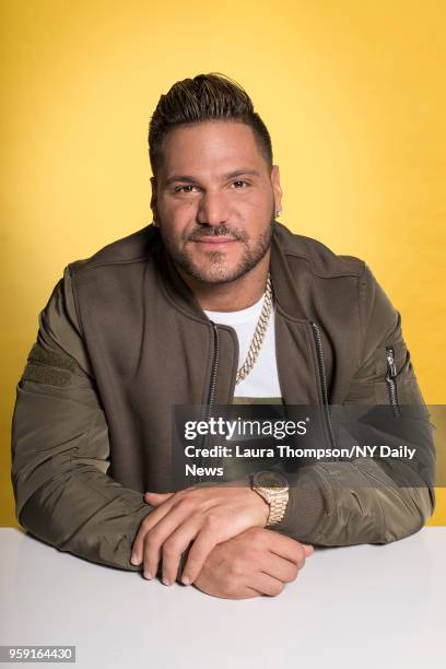 Jersey Shore Family Vacation cast member, Ronnie Ortiz-Magro is photographed for NY Daily News on March 27, 2018 in New York City. CREDIT MUST READ:...