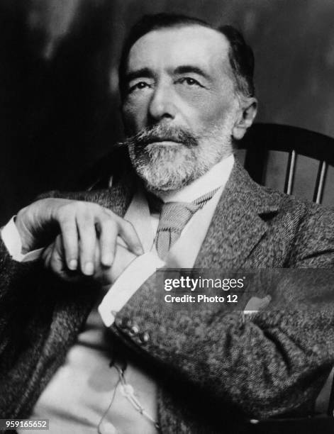 Joseph Conrad ; British novelist of Polish origin; Undated photograph.