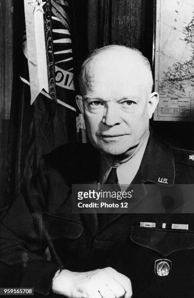 General Dwight David Eisenhower , 34th republican President of the United States . 1950 Eisenhower was appointed to the office as the supreme...