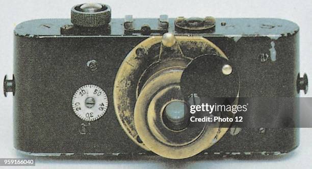 One of the first Leica, invented by Oscar Barnack.