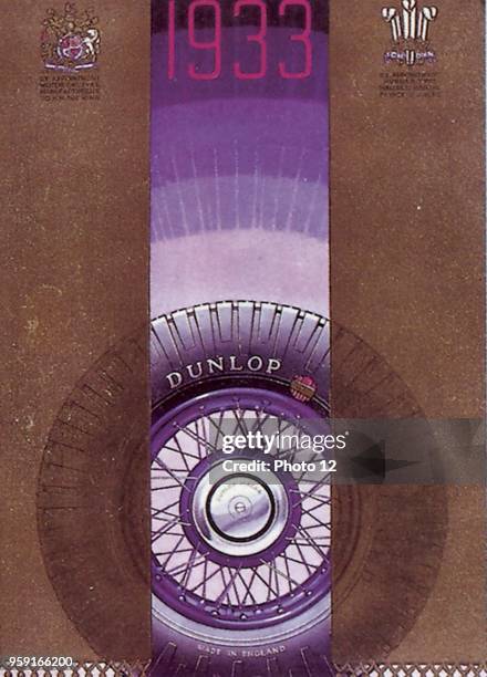 The British firm Dunlop Ltd. - with head office in London - takes up again for its advertising campaign themes from the elegant world of the...