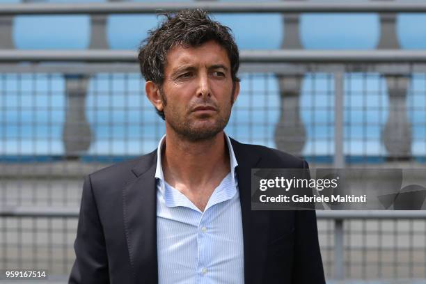 Giacomo Gattuso manager of Novara U19 looks on during the SuperCoppa primavera 2 match between Novara U19 and US Citta di Palermo U19 at Centro...