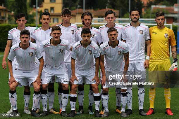 Citta' di Palermo U19 poses during the SuperCoppa primavera 2 match between Novara U19 and US Citta di Palermo U19 at Centro Tecnico Federale di...