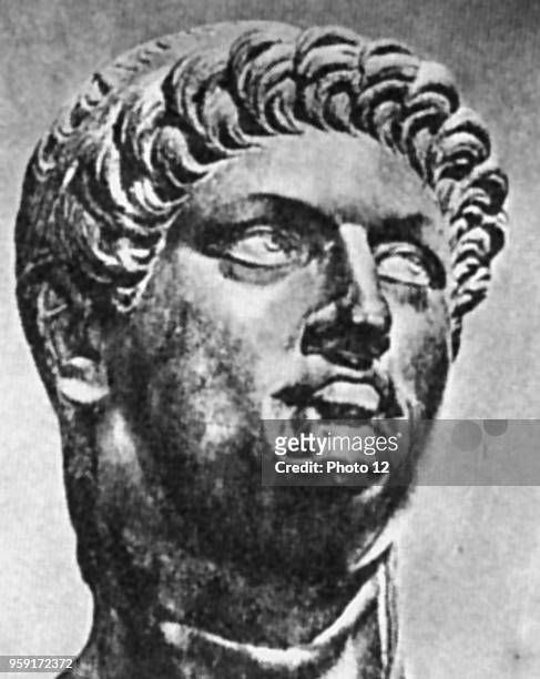 Lucius Domitius Nero ; Roman emperor from 54 to 68 A.D.