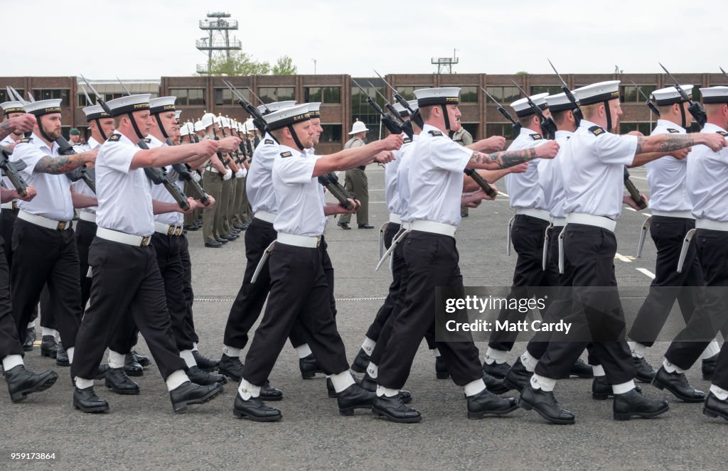 Royal Navy Prepare For Their Role In The Wedding of Prince Harry and Ms. Meghan Markle