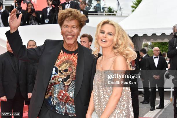 Igor Bogdanoff and Julie Jardon attend the screening of 'Solo: A Star Wars Story' during the 71st annual Cannes Film Festival at Palais des Festivals...