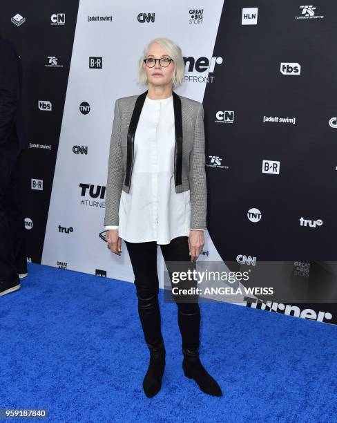 Ellen Barkin attends the Turner Upfront 2018 arrivals at The Theater at Madison Square Garden on May 16, 2018 in New York City.