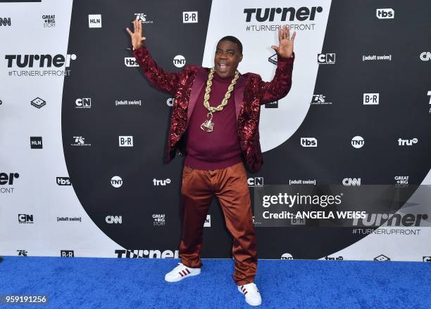 Tracy Morgan attends the Turner Upfront 2018 arrivals at The Theater at Madison Square Garden on May 16, 2018 in New York City.