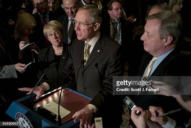 Jan 20: Senate Democratic Conference Secretary Patty Murray, D-Wash., Senate Democratic Caucus Vice Chairman Charles E. Schumer, D-N.Y., Senate...