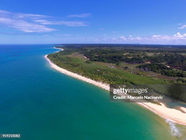 trancoso beach , bahia , brazil - trancoso stock pictures, royalty-free photos & images