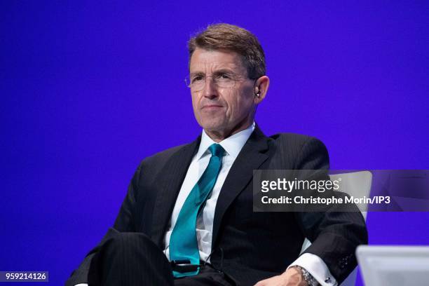 Brian Gilvary, Board Member of AirLiquide, attends the Groups Annual General Meeting in the presence of shareholders on May 16, 2018 in Paris,...