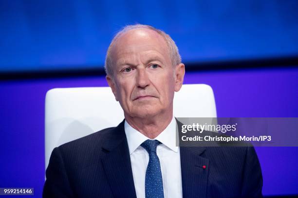 Jean Paul Agon, Member of the Board of Directors of AirLiquide, attends the Groups Annual General Meeting in the presence of shareholders on May 16,...