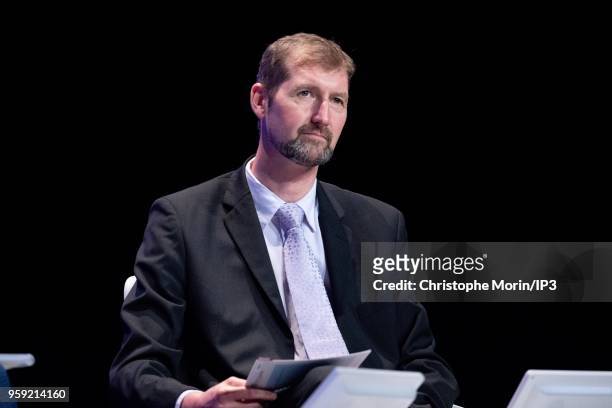 Philippe Dubrulle, Member of the Board of Directors of AirLiquide, attends the Groups Annual General Meeting in the presence of shareholders on May...