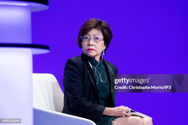 Sin Leng Low, Board Member of AirLiquide, attends the Groups Annual General Meeting in the presence of shareholders on May 16, 2018 in Paris, France....