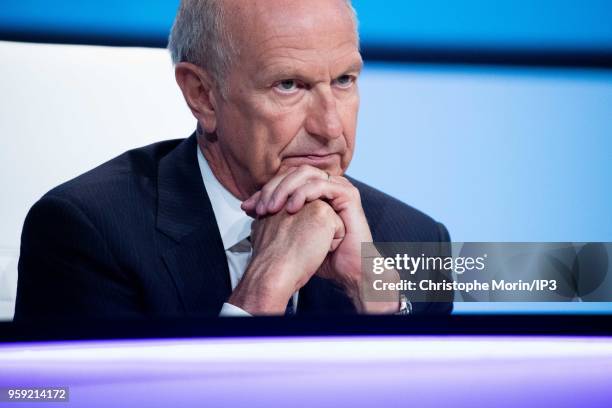 Jean Paul Agon, Member of the Board of Directors of AirLiquide, attends the Groups Annual General Meeting in the presence of shareholders on May 16,...