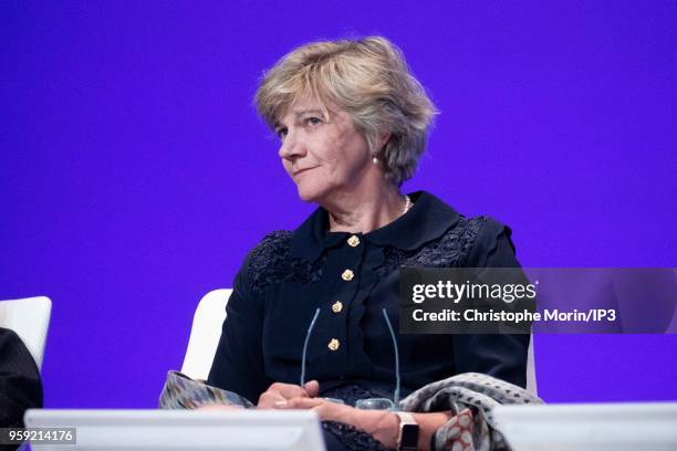Sian Herbert Jones, Board Member of AirLiquide, attends the Groups Annual General Meeting in the presence of shareholders on May 16, 2018 in Paris,...