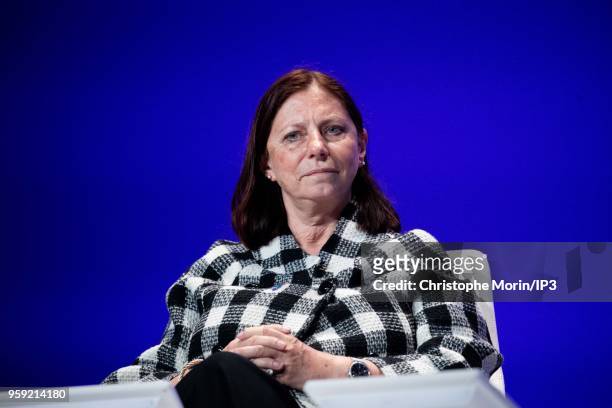 Genevieve Berger, Member of the Board of Directors of AirLiquide, attends the Groups Annual General Meeting in the presence of shareholders on May...