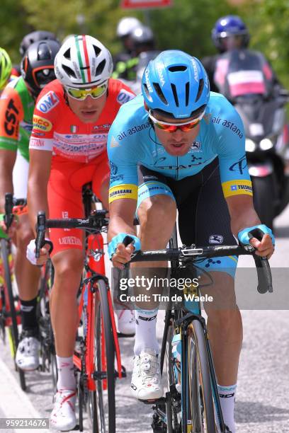 Luis Leon Sanchez of Spain and Astana Pro Team / Fausto Masnada of Italy and Team Androni Giocattoli-Sidermec / during the 101st Tour of Italy 2018,...