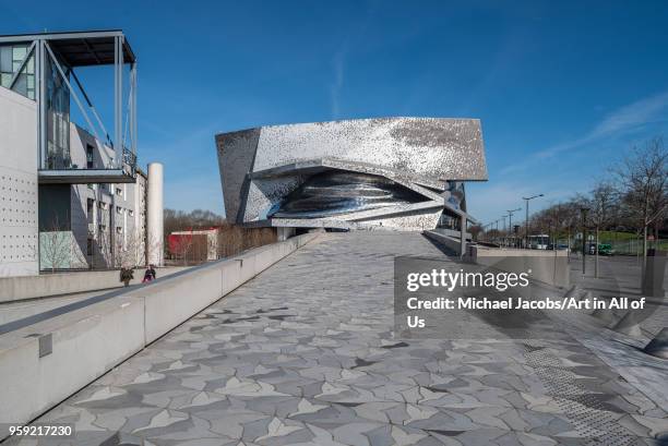 France, Paris - 6 April 2018: Philharmonie de Paris in the Parc de la Villette - designed by French architect Jean Nouvel