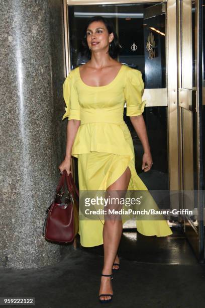 Morena Baccarin is seen on May 16, 2018 in New York City.