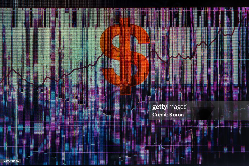 Cryptocurrency Concept - Cyber Dollar