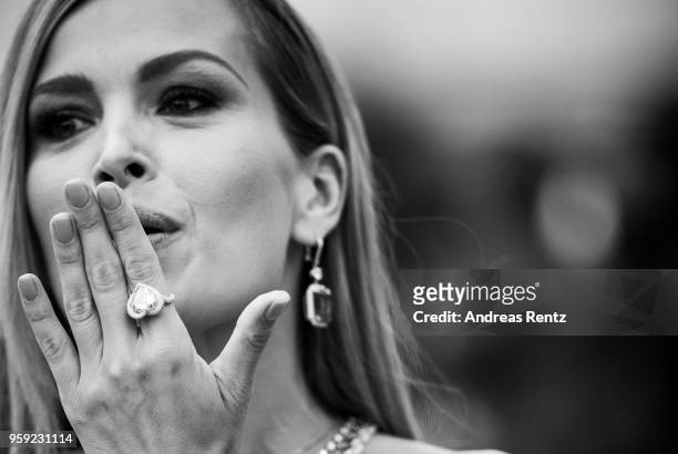 Petra Nemcova attends the screening of 'Sorry Angel ' during the 71st annual Cannes Film Festival at Palais des Festivals on May 10, 2018 in Cannes,...