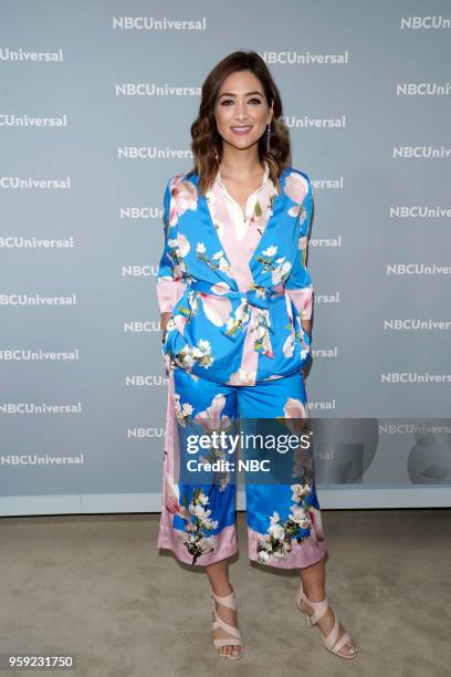 NBCUniversal Upfront in New York City on Monday, May 14, 2018 -- Red Carpet -- Pictured: Felicidad Aveleyra, "Noticias Telemundo" --