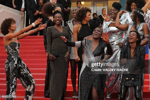 French actress and Miss France 2000 Sonia Rolland, French actress and writer Mata Gabin, French writer Rachel Khan, French actress Karidja Toure,...