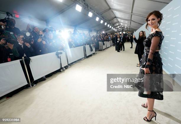 NBCUniversal Upfront in New York City on Monday, May 14, 2018 -- Red Carpet -- Pictured: Carolina Miranda, "Señora Acero La Coyote" on Telemundo --