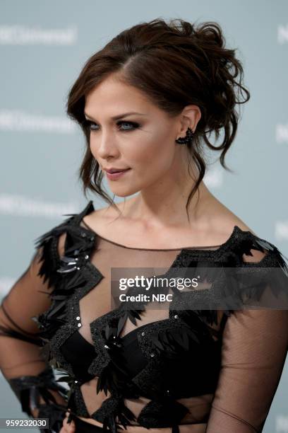 NBCUniversal Upfront in New York City on Monday, May 14, 2018 -- Red Carpet -- Pictured: Carolina Miranda, "Señora Acero La Coyote" on Telemundo --