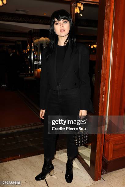 Blogger Kristina Bazan is seen at 'Le Majestic' hotel during the 71st annual Cannes Film Festival at on May 16, 2018 in Cannes, France.