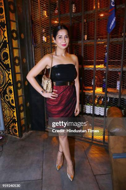 Charu Vashisht Sahni during an event "Beer Pong Slam" hosted by Time Machine - The Time Traveller's Pub, on May 12, 2018 in Noida, India.