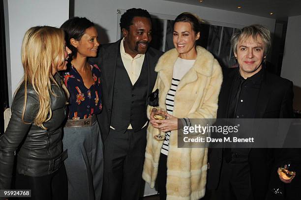 Geri Halliwell, Thandie Newton, Lee Daniels, Yasmin Le Bon and Nick Rhodes attend the private screening of 'Precious' at One Aldwych on January 21,...