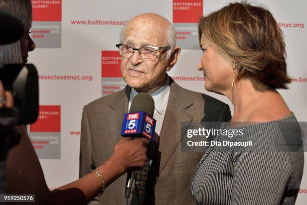 Norman Lear and Maggie Lear attend the Bottomless Closet's 19th Annual Spring Luncheon on May 16, 2018 in New York City.