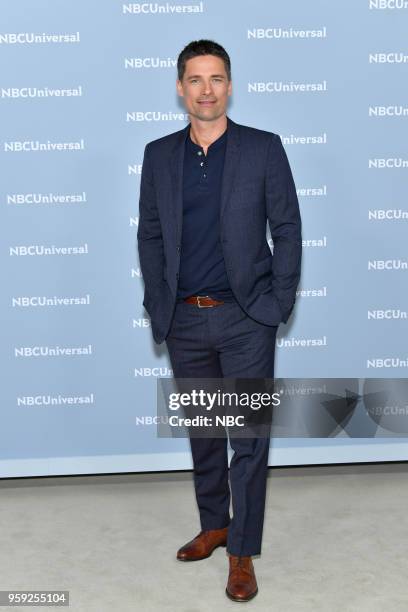 NBCUniversal Upfront in New York City on Monday, May 14, 2018 -- Red Carpet -- Pictured: Warren Christie, "The Village" on NBC --