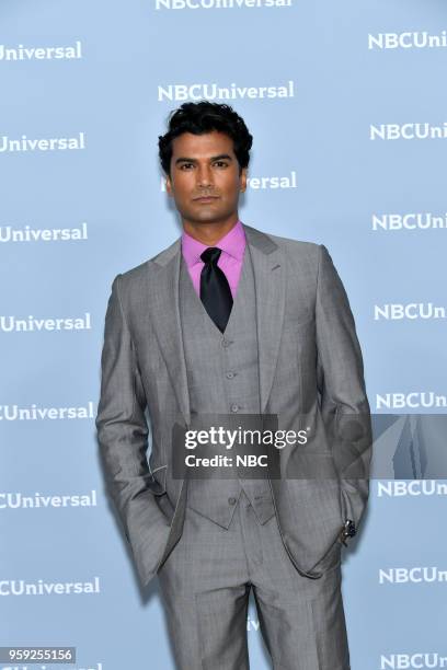 NBCUniversal Upfront in New York City on Monday, May 14, 2018 -- Red Carpet -- Pictured: Sendhil Ramamurthy, "Reverie" on NBC --