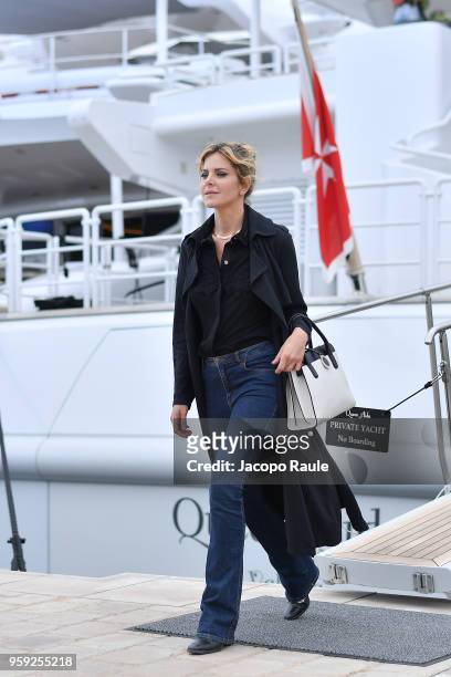 Elisabetta Pellini is seen during the 71st annual Cannes Film Festival at on May 16, 2018 in Cannes, France.