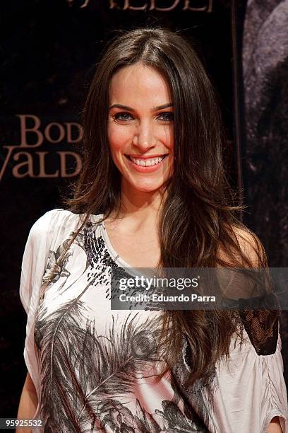 Actress Nerea Garmendia attends the "La herencia Valdemar" premiere photocall at Callao cinema on January 21, 2010 in Madrid, Spain.