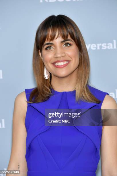 NBCUniversal Upfront in New York City on Monday, May 14, 2018 -- Red Carpet -- Pictured: Natalie Morales, "Abby's" on NBC --