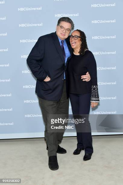 NBCUniversal Upfront in New York City on Monday, May 14, 2018 -- Red Carpet -- Pictured: Oliver Platt, S. Epatha Merkerson, "Chicago Med" on NBC --