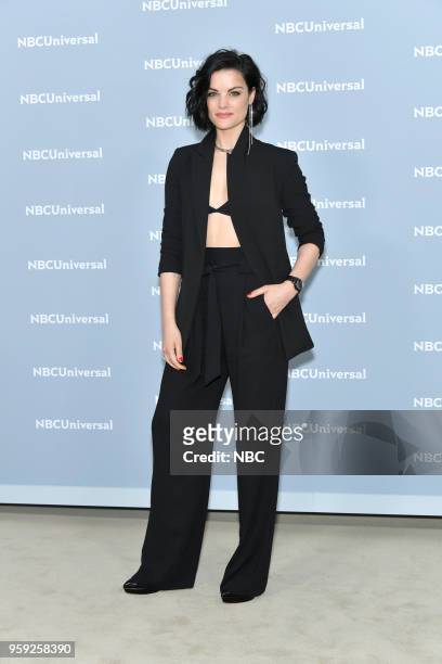 NBCUniversal Upfront in New York City on Monday, May 14, 2018 -- Red Carpet -- Pictured: Jaimie Alexander, "Blindspot" on NBC --