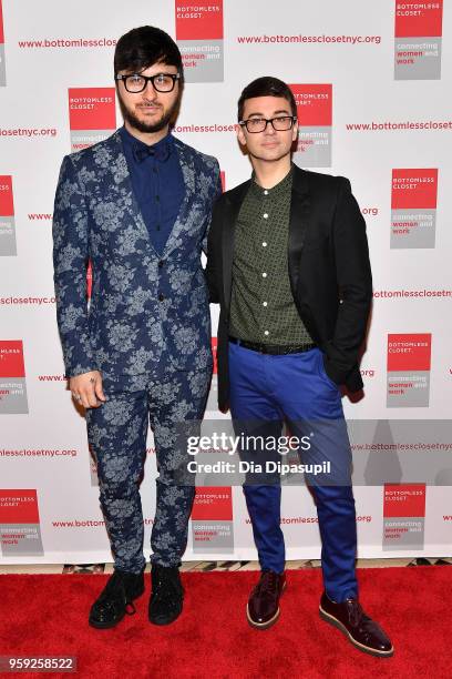 Brad Walsh and Christian Siriano attend the Bottomless Closet's 19th Annual Spring Luncheon on May 16, 2018 in New York City.